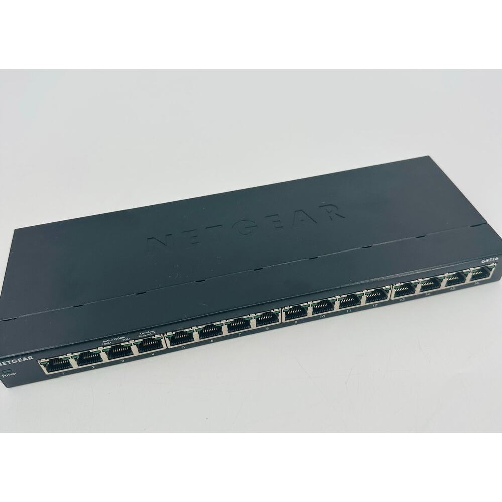 NETGEAR GS316 16-Port Gigabit Ethernet Unmanaged Network Switch